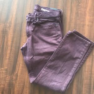 Gap Burgundy Jeans - 33x32